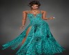 Romantic Teal Gown