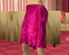 Pink Silk Layered Skirt
