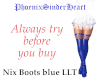 Nix Boots blue LLT