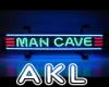 AKL Man Cave sign