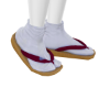 Purple Kimono Slippers