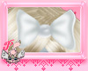 <3*P white hair bow
