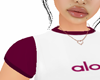 alo crop burgundy