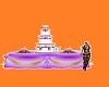 MTH- Lilac wedding cake