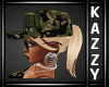}KC{ Military Hat/Blonde