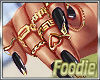 Nails Gold + Rings DRV