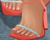 Boho Cute Sandals Coral