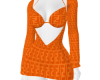 Fend Orange Dress