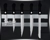 S. Kitchen Wall Knives