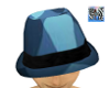 Blue Mandarin Hat