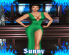 *SW*Green Long Gown RL