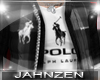 J* Polo Vest Black