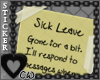 +CW Sick Leave Post-It