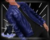 QSJ-Leather Jacket Blue