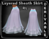 Layered Sheath Skirt RL