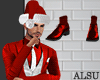 Holiday Red shoes socks