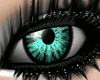 ojos verde azulado