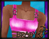 [B]andro pink jean dress