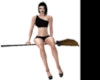 WITCH BROOM ANIMATED