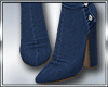 Blue Denim Boots