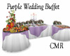 Purple Wedding Buffet 