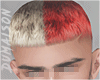 White & Red Hair