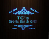 TC's Sports Bar Sign