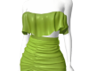 Ruffle Green Dress