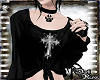Dark| Goth Cross Top
