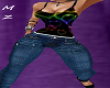 MZ Jeans Coração ABS