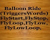 Balloon Ride Sign