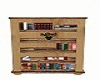Rustic wood bookcase