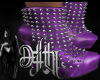 spike boot purple