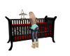 Black and Red Crib