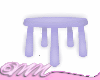 purple preschool stool