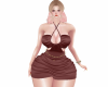 im bronze mini dress