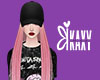 IK. Hair Pink + Hat