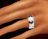 Onyx Diamond Wed Ring