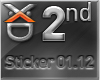 XD Contest Sticker | 2nd