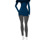 Blue Sweater Dress
