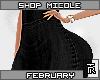 ✔ Black Skirt RLS