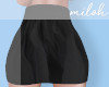 [M] Mini skirt- black