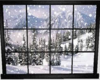 {EL}Snowing window day