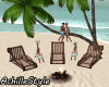 Beach Chair/Bonfire/Palm