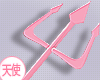 ☽ :Devil Trident Pink