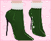 Santa Baby Green Boots