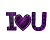 Purple I love you