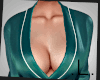 .L. Satin Robe Teal