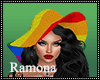 Pride Hat+Black Hair