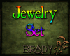 [B]pink flwr jewelry set